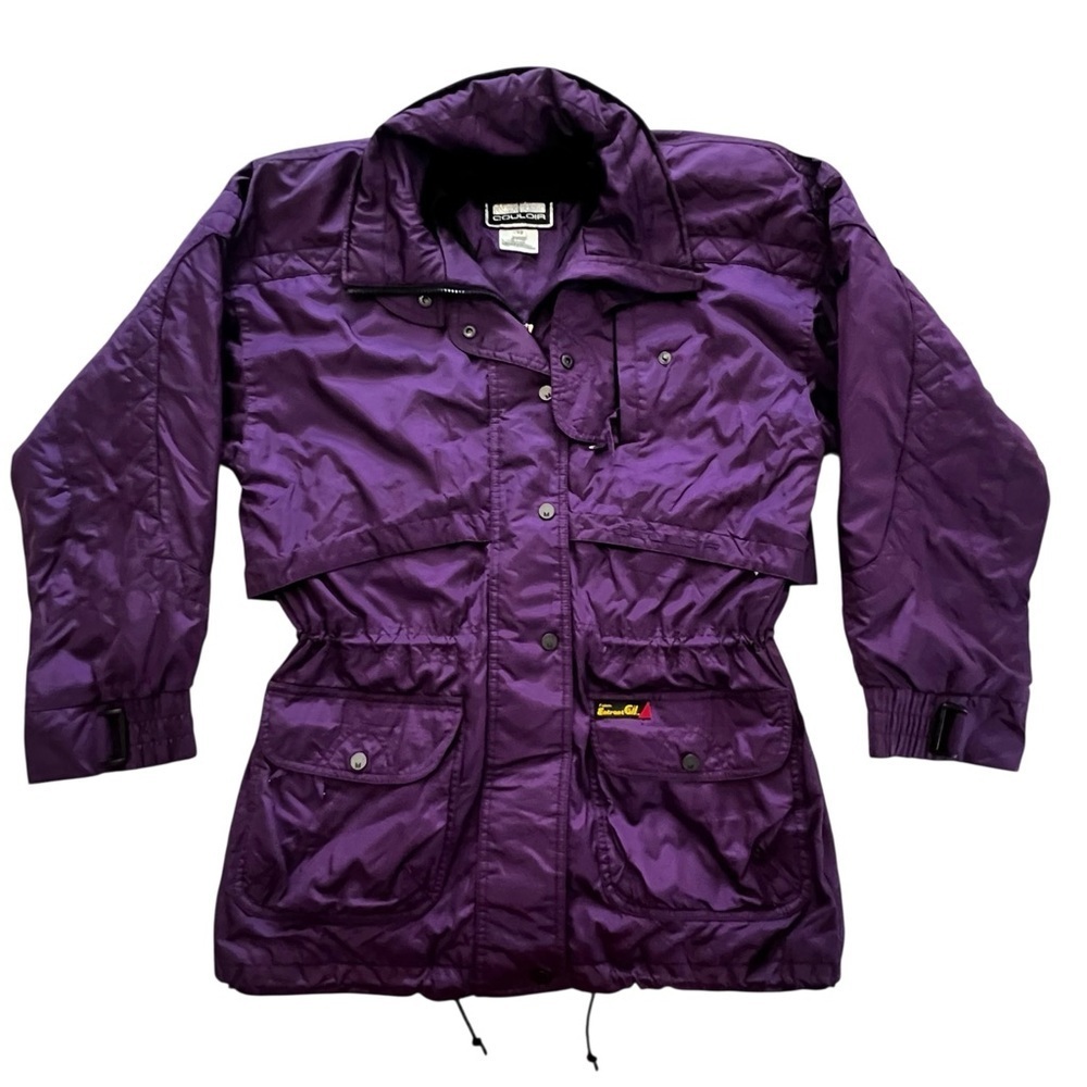 Couloir Vintage Longline Ski Snowboard Jacket Coat Purple 10 90’s gorpcore hood